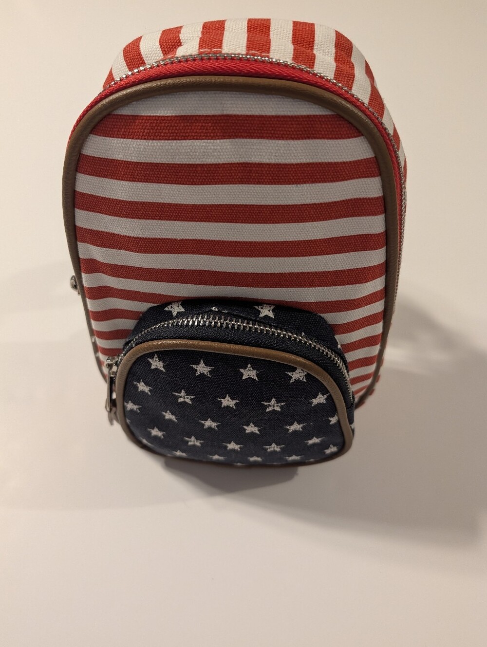 Mad Love Canvas Americana Sling Crossbody Bag - Picture 6 of 16